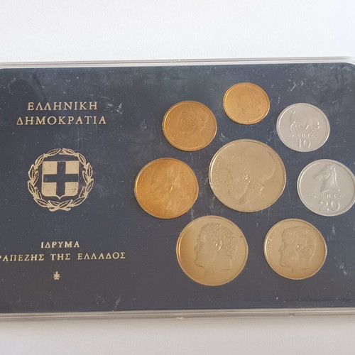 Coin set 1978 Greece proof condition