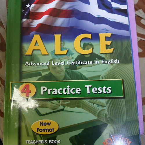 ALCE Advanced Level Certificate in English Teacher's Book like new