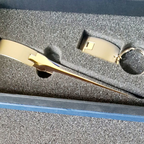 Metal office set cutter and keychain new