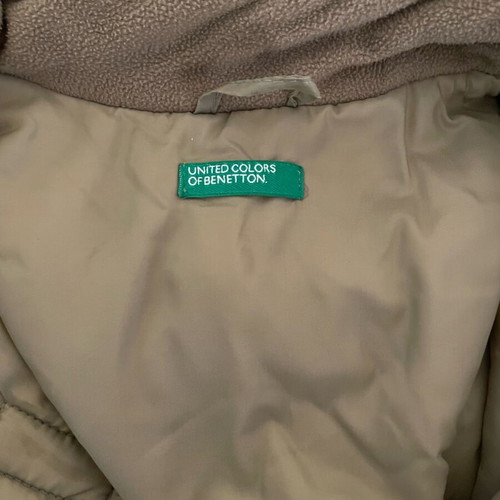 Benetton vintage boys anorak age 8-9 excellent condition khaki green