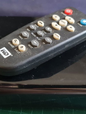 Western Digital Media Player used with remote and power supply