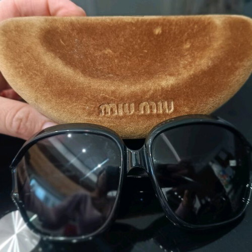 Miu Miu sunglasses used, large black