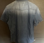 3Guys men's shirt XL like new, blue, buttoned sleeves