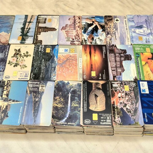 Phone card collection used, 1,410 pieces, mainly OTE