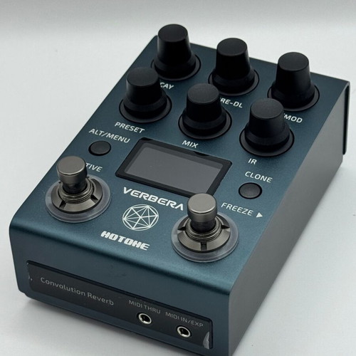 Hotone Verbera digital reverb pedal like new, dual engine IR and XR