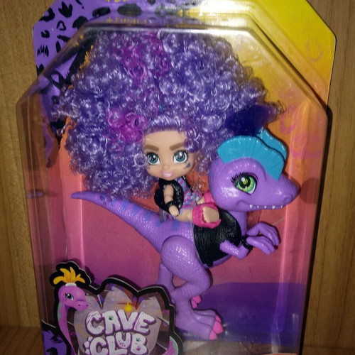 Mattel 2021 Cave Club tots Rebel Tot & Dino doll new