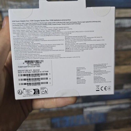 Samsung 50W charger with 1.8m 5A cable new