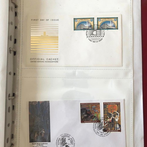 UN Album new with 76 FDC 1985-1996