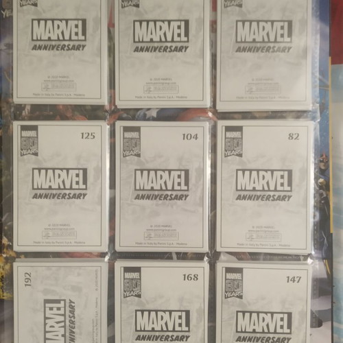Panini Marvel 80 Years Anniversary албум нов с 192 стикера и 50 карти