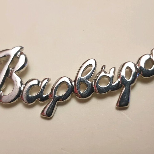 Names in real 925 silver new, handmade