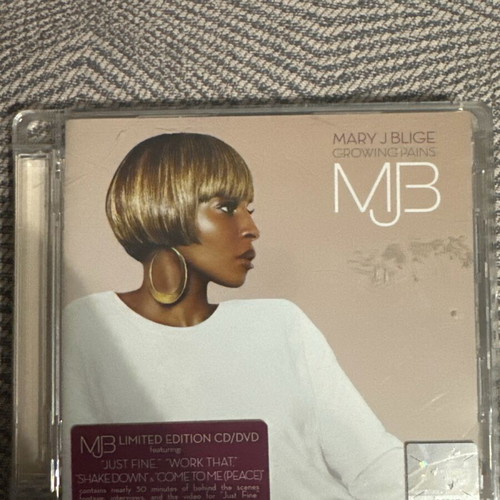 Mary J Blige Growing Pains CD/DVD like new, Limited Edition