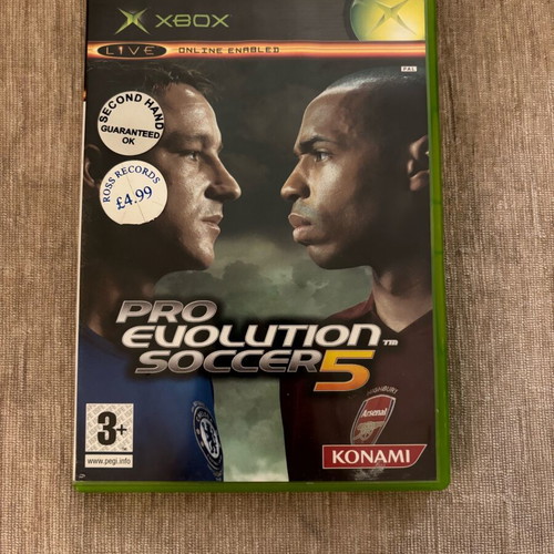 Pro Evolution Soccer 5 Xbox original used, English full version