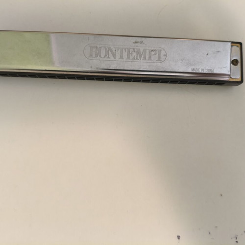 Vintage metal harmonica Bontempi like new