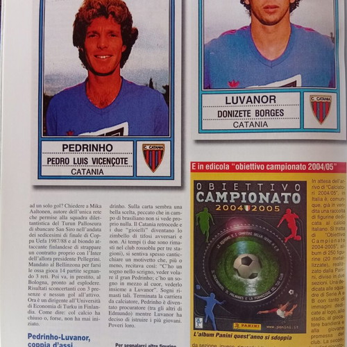 Calcio 2000 Italian magazine used, December 2004 issue