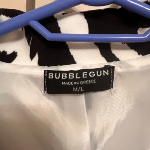 Bubblegun oversized jacket/dress new M/L with belt and shoulder pads
