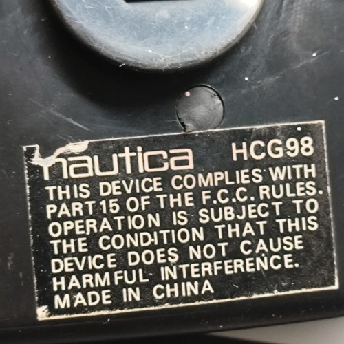 Nautica HCG98 retro walkman cassette player used, weather resistant