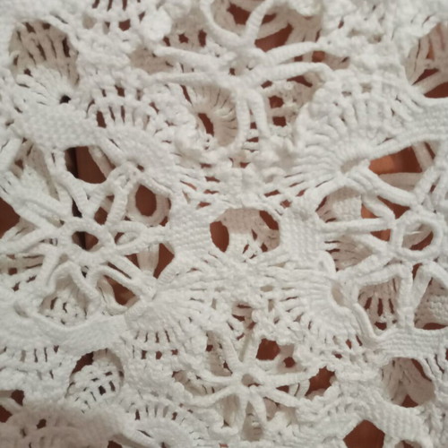 Handmade blouse used, cotton, white