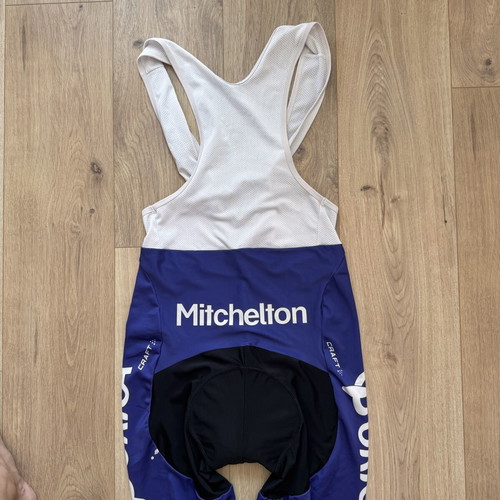 Orica Scott Pro Cycling Team Bib Tights Long Padded Pants XXL like new