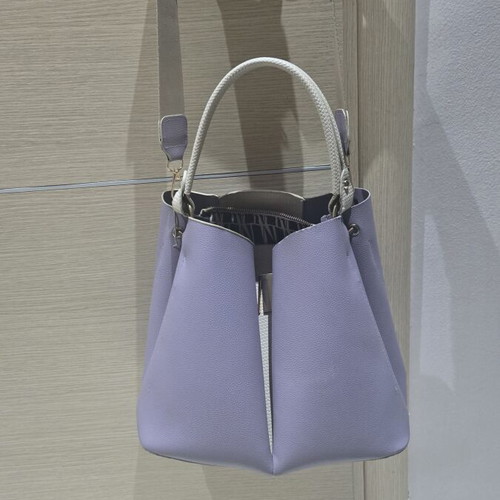 Modissimo handbag like new, beige and lilac
