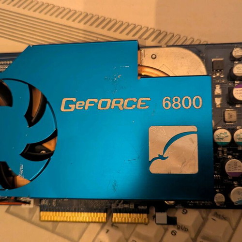 Albatron GeForce 6800 128MB AGP used functional card