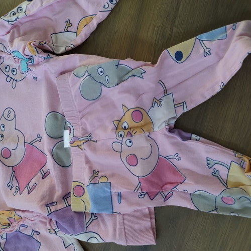 Peppa Pig set leggings and sweatshirt like new, size 116