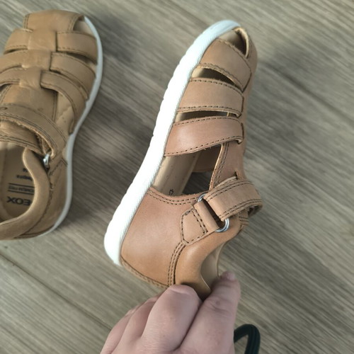 Geox sandals for boys, size 24, beige and brown