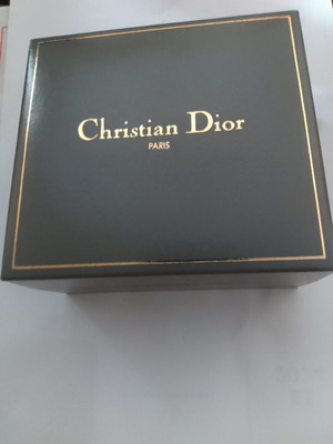 Αυθεντικό μεγάλο κουτί ρολογιού Christian Dior από τεχνητό δέρμα