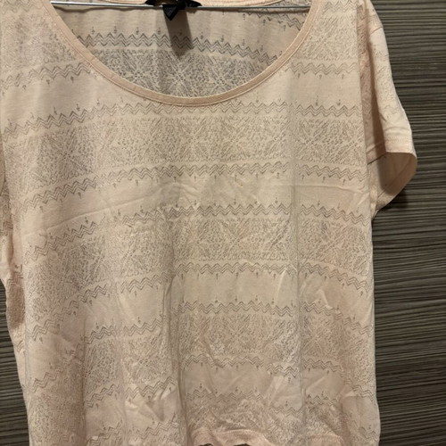 H&M blouse used, pink, size M
