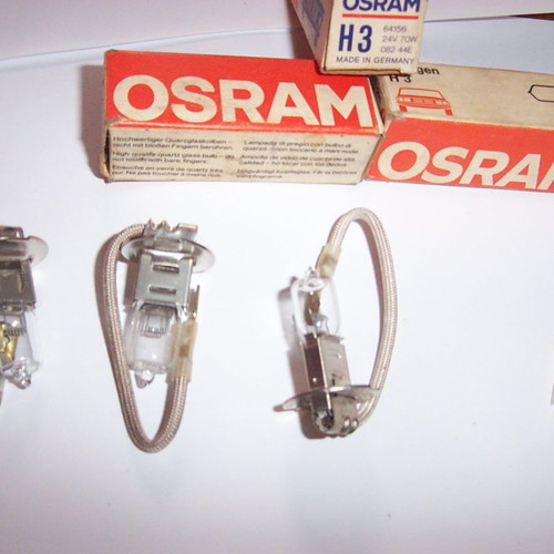 Osram H3 lamps new, set of 3 pieces