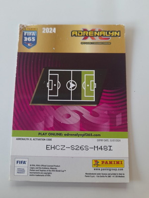 Panini FIFA 365 Adrenalyn XL 2023-24 Top Master sticker used with corner wear