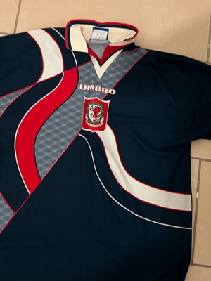 Wales National Team Umbro Jersey used, size XL