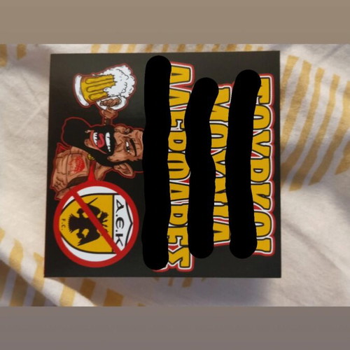 Olympiacos stickers like new, pack of 12, authentic