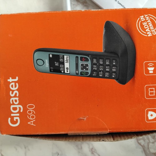 Panasonic cordless home phone, black, used
