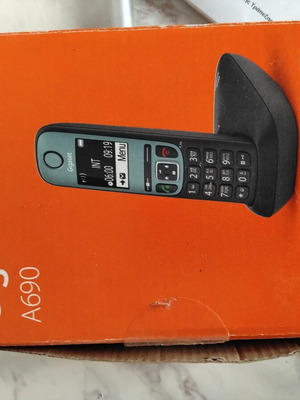 Panasonic cordless home phone, black, used