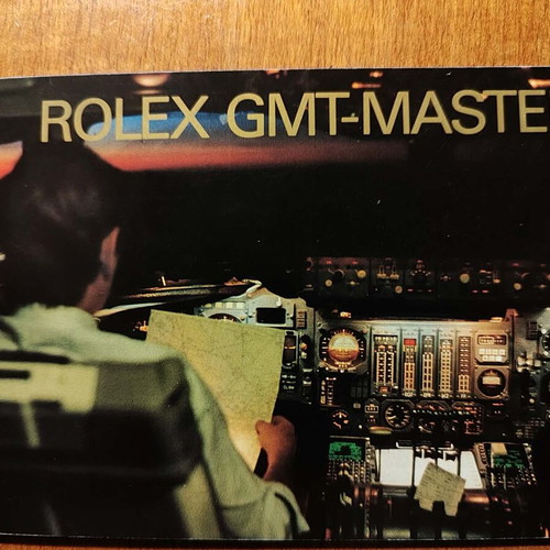 Rolex booklet GMT-MASTER 595.52 1996 like new, authentic