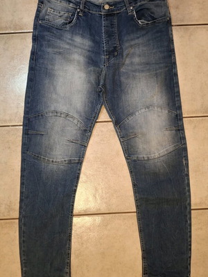 Blueberry denim pants used, size XS, blue