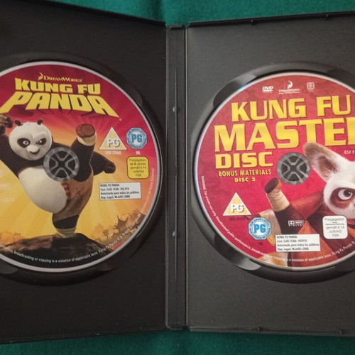 Kung Fu Panda DVD like new, dubbed, 2-disc master edition