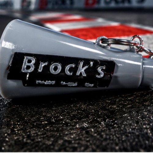 Brock’s Performance Mini Exhaust Keychain, 3D print, ASA Carbon Fiber