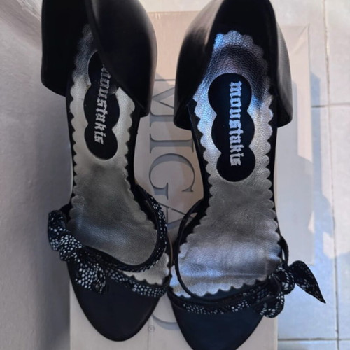 Polka Dot Bow Heels Moustakis