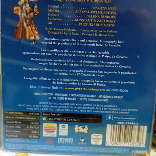 Kirov Ballet Le Corsaire DVD new, classical genre
