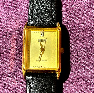 Orient quartz ανδρικό  με δυο λουράκια αδιάβροχο πλήρες λειτουργικό