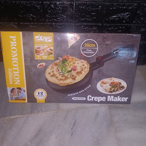 Crepe maker new, easy to use, fast cooking