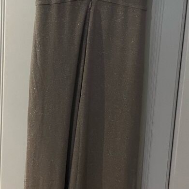 Nadia Rapti Grand Finale lurex jumpsuit new, beige and silver