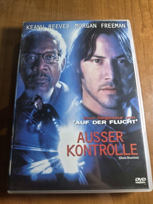 Chain Reaction (Außer Kontrolle) DVD like new, adventure with Keanu Reeves & Morgan Freeman