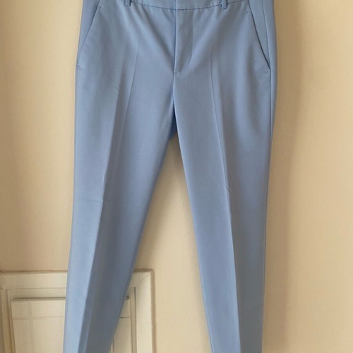 Zara Basic baby blue trousers size 36 like new