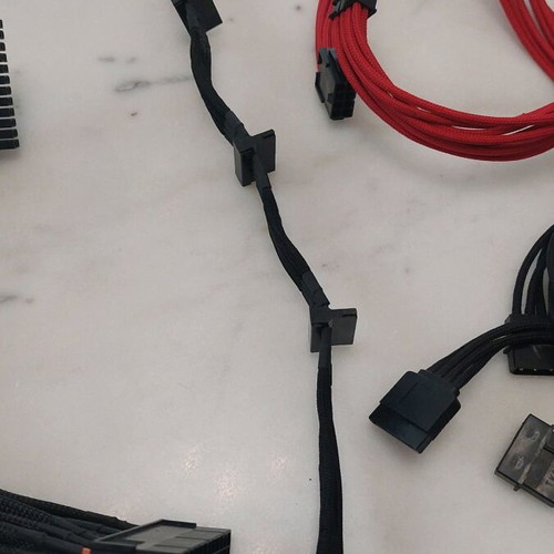 Sleeved computer power supply cables for graphics card SATA like new