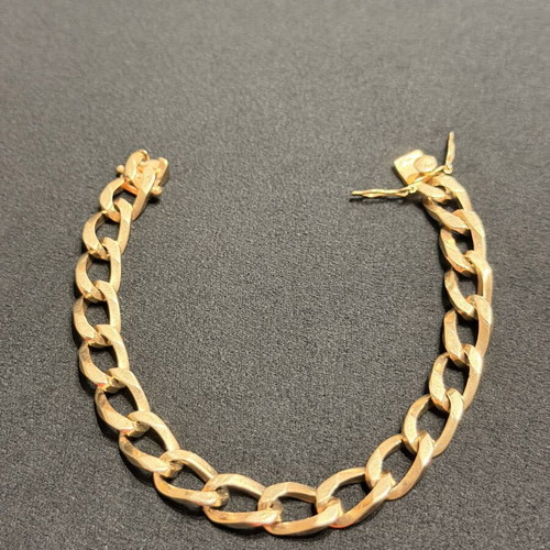 14K gold bracelet chain, 25g, 0.8mm