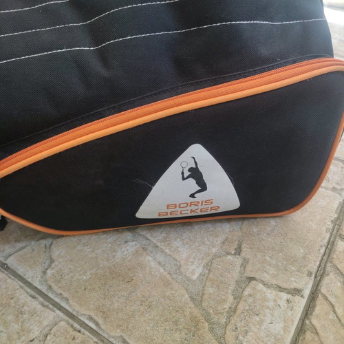 Boris Becker tennis racquet bag used