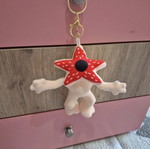 Demogorgon Stranger Things plush keychain used