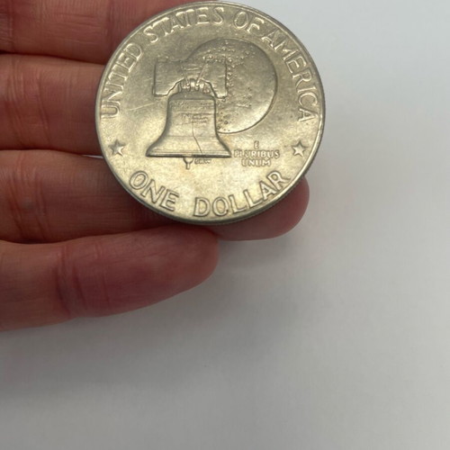 Eisenhower Liberty Bell Moon One Dollar Coin 1776-1976 like new